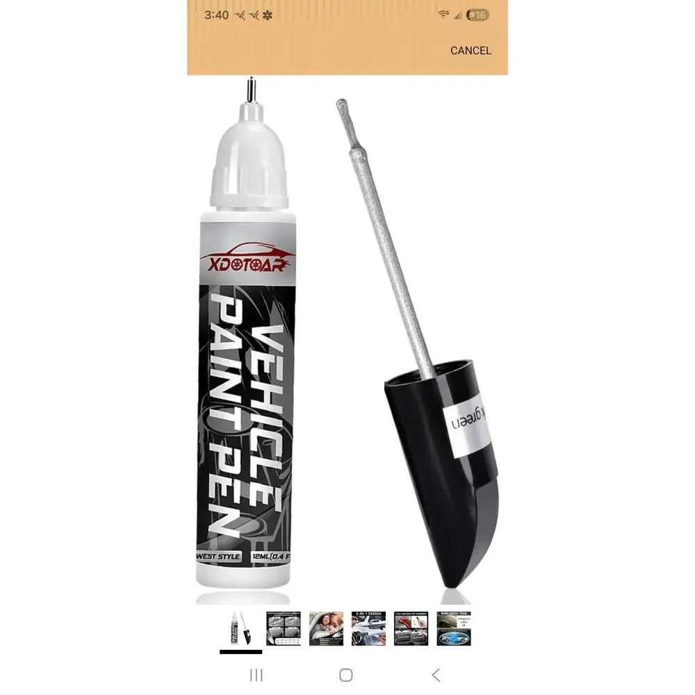 Silver Touch Up Paint for Cars, Professional Automotive Paint Scratch Repair,...